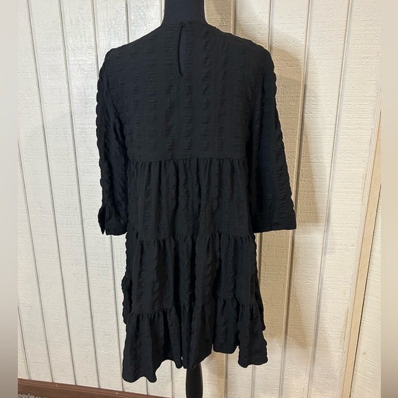 Zara Sharon Tiered Mini Dress, size small. - Picture 5 of 8